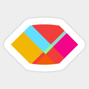 Colorful shape Sticker